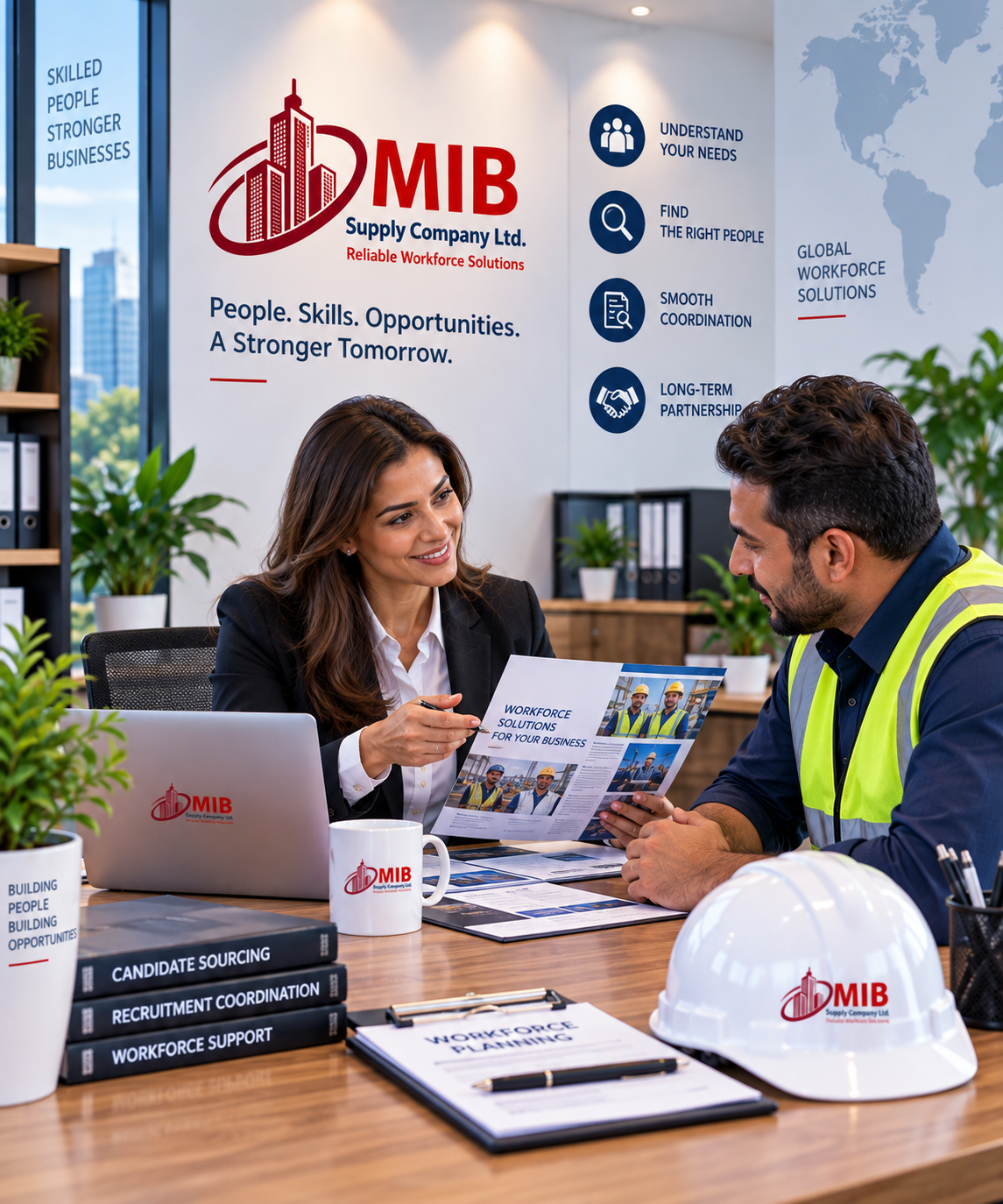 Professional workforce support by MIB Supply Company